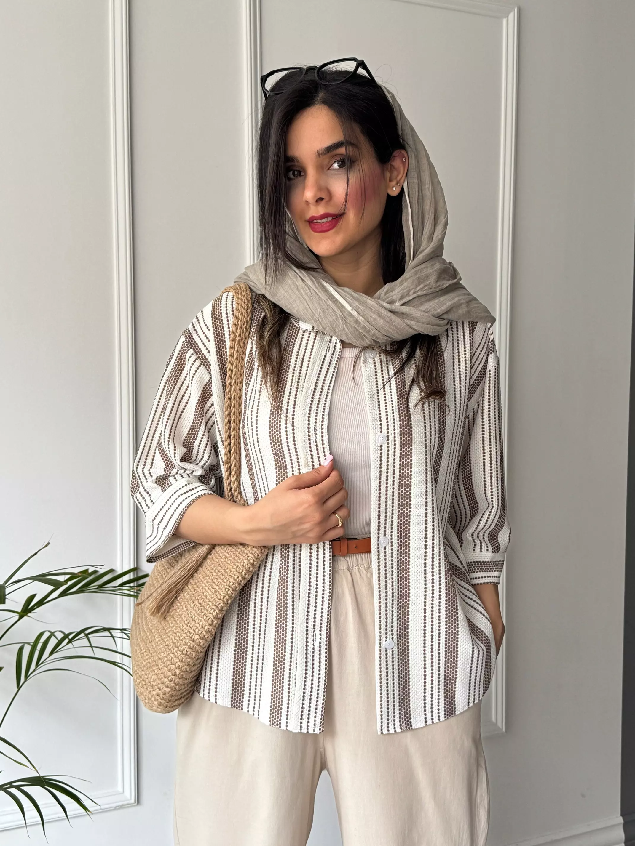 مانتو شومیزی تیانا +